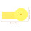 Circle Sheep Ear Tag Blank Tpu Yellow 100 Sets 2
