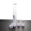 Badminton Shuttlecocks White 12pcs 2.8x2.6x2.6in 10