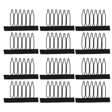 Claw Clips Set For Wig Repair Black Carbon Steel 60pcs