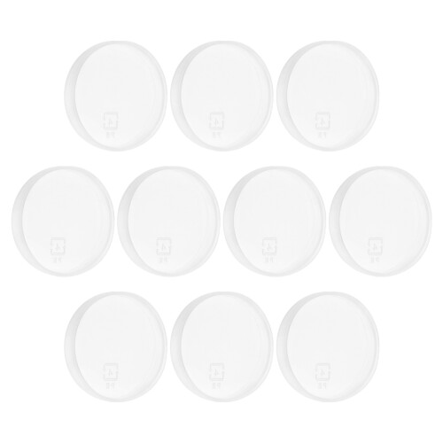 Raindrops 20 Pcs Craft Paper Quilling Tool 4.50x4.50x0.80cm White 2
