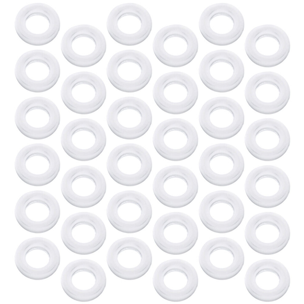 Inoomp 36 Pcs Eyeglasses Silicone Sleeve Holder Round Practical Retainer