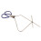Pottery Glaze Tools Glazing Plier Metal Navy 1pack 8