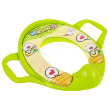 Foldable Potty Training Toilet Seat Pvc Green 1set