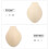 4pcs Useful Men Protective Pad Sponge Front Enhancing Underwear Cup 10