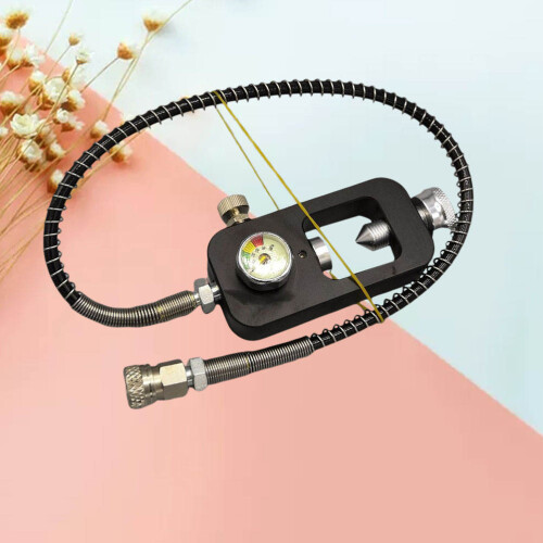 Oxygen Cylinder Inflation Valve With Clear Pressure Dial Design 2