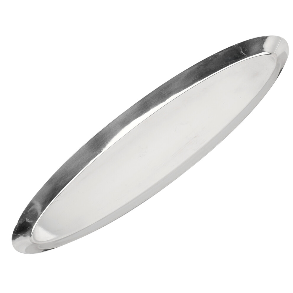 Fruit Serving Plate Stainless Steel Silver 1set-image-OPC-PK89W59-NEW