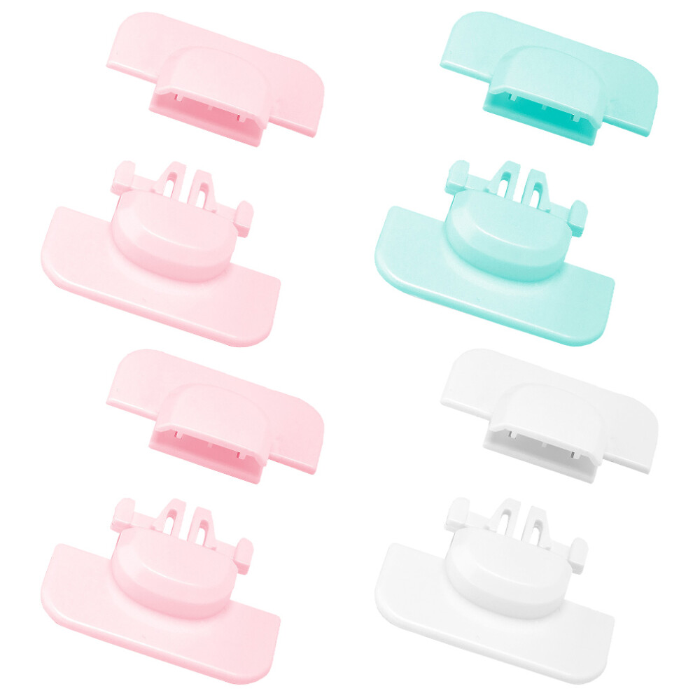 4Pcs Child Proof Refrigerator Lock Abs Prevent Finger Injury Inoomp