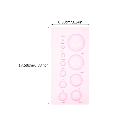 4 Pcs Mini Mold Quilling Paper Tools Half Ball Dome 1