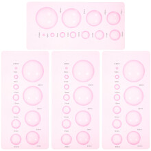 4 Pcs Mini Mold Quilling Paper Tools Half Ball Dome