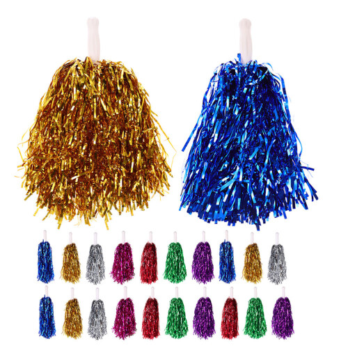 28Pièces Pompons Main Multicolores Pour Sport Danse