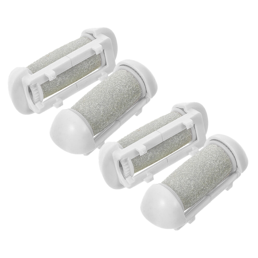 Solustre Grey Mlins 4 Pcs Replacement Roller For Feet Skin Removal