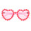 Lunettes Décoratives Cœur Roses Style Été 4