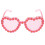 Lunettes Décoratives Cœur Roses Style Été 8