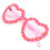 Lunettes Décoratives Cœur Roses Style Été 5