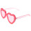 Lunettes Décoratives Cœur Roses Style Été 6