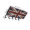 Adhesive Key Holder For Wall Hanging Rack Union Jack Office Hook 2