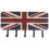 Adhesive Key Holder For Wall Hanging Rack Union Jack Office Hook 5