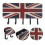Adhesive Key Holder For Wall Hanging Rack Union Jack Office Hook 4