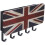 Adhesive Key Holder For Wall Hanging Rack Union Jack Office Hook 1