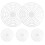 5Pièces Fermentation PVC Outil Pressage Bocaux 1