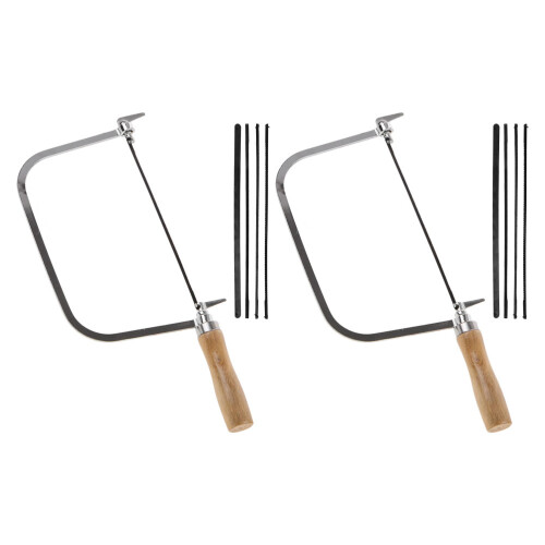 Worgeous Coping Saw Woodworking Saw Precise Cutting 2 Sets