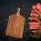 Steak Plate Charcuterie Paddle Board Bulk Pizza Bread Meat Serving 4
