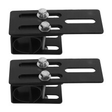 1Paire Support De Fixation Noir Pour Barres Lumineuses Toit Suv