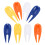 8Pcs Portable Plastic Golf Divot Tools Assorted Colors for Golfing 10