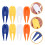 8Pcs Portable Plastic Golf Divot Tools Assorted Colors for Golfing 4