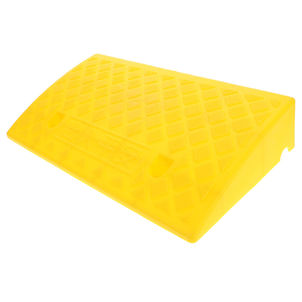 Iplusmile Yellow Driveway Curb Ramp Ramp Plastic Anti-Slip 1Pack