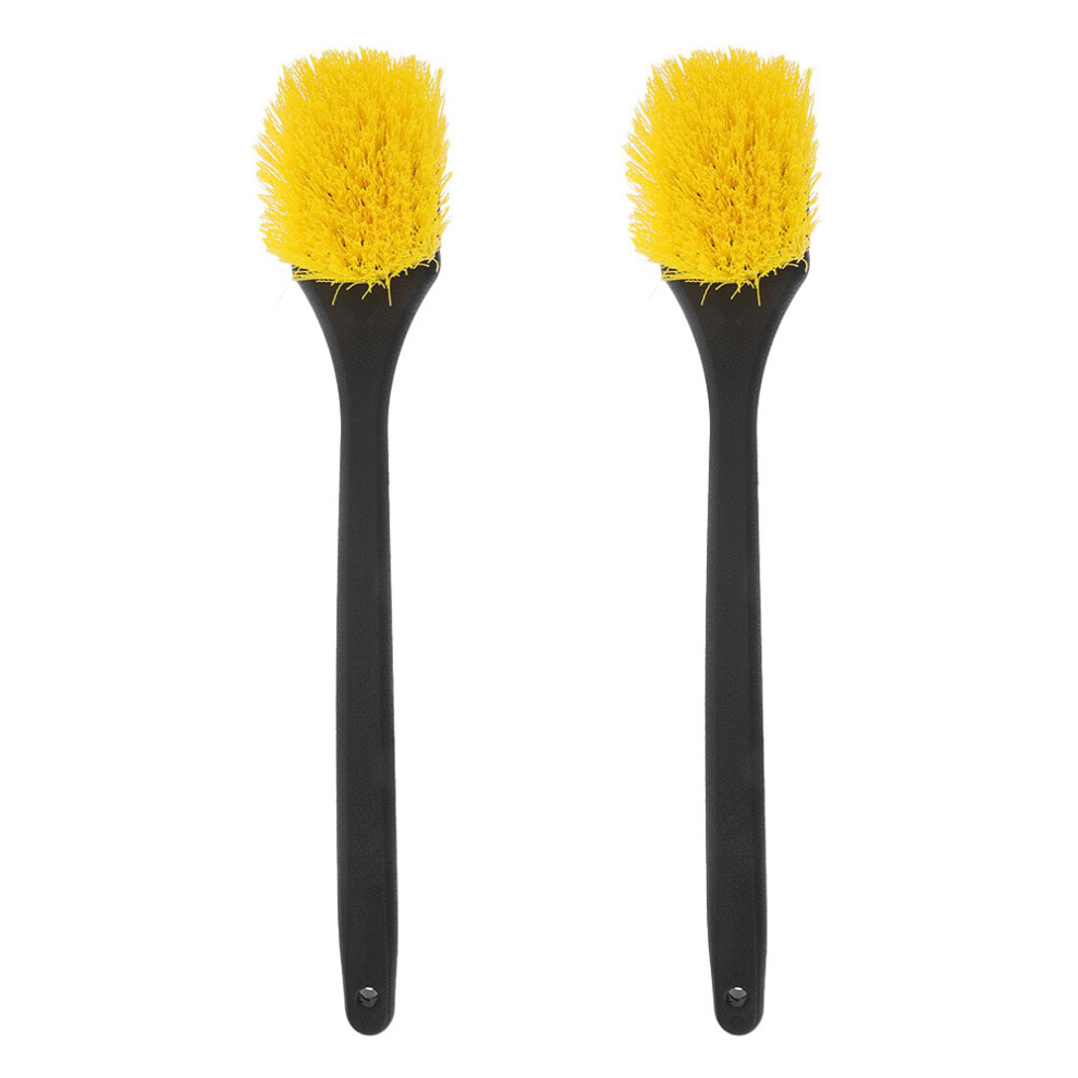 Wheel Tire Brush Multi 2Pcs Stiff Bristles 11.8X3.9x2.9in 3161621436887