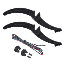 Worgeous Ski Brake Handle Sled Lever Skiing Handlebar Pads Man Black