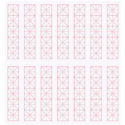 100 Sheets Calligraphy Practicing Paper Chinese Rice For Writing 2