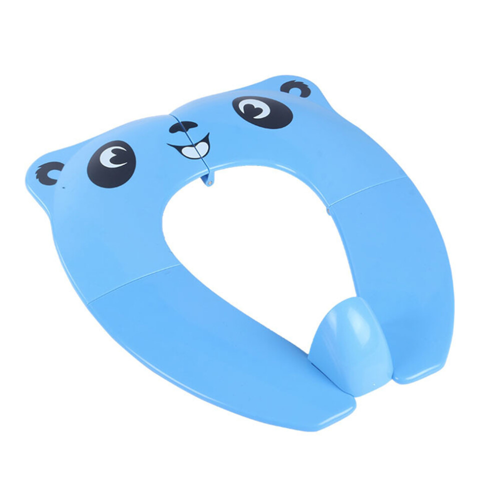 Foldable Potty Seat Toilet Training Seat Abs 1Pack Blue Aboofan