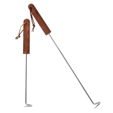 Food Turner Wood 2pcs 12.5x1.5x0.8in