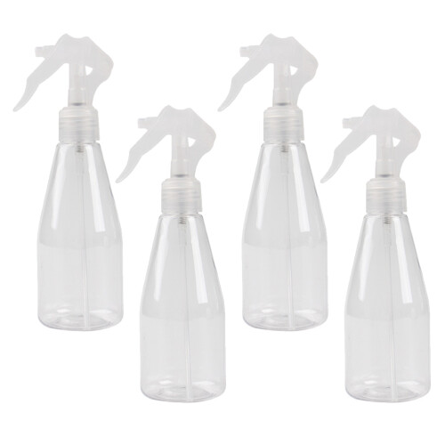 4Pcs Plastic Water Sprayer Bottles White Multi-Use Gardening Spray