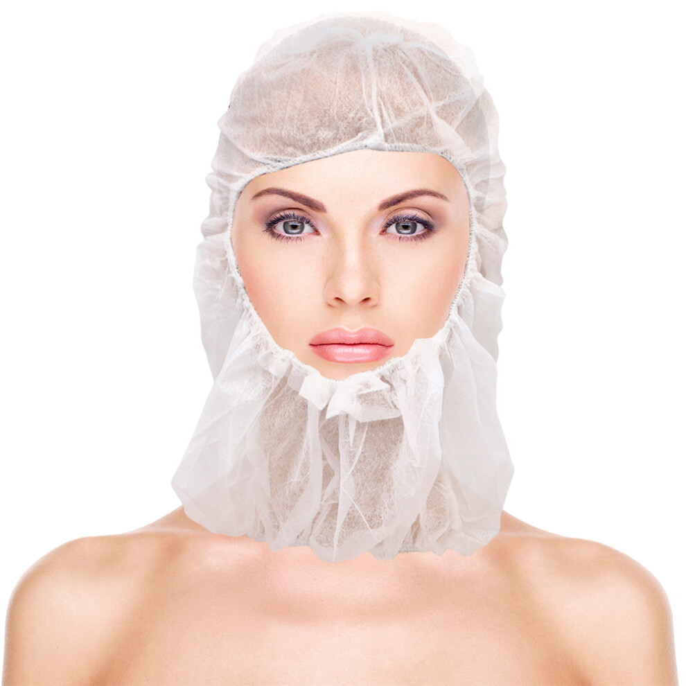Aboofan Space Hat White Nonwoven 20Pcs 21.26X13.39x0.079in