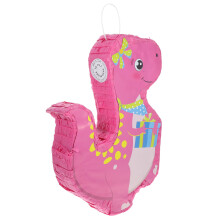 Raindrops Dinosaur Pinata Pink 1pcs 16.5x11.8x2.8in