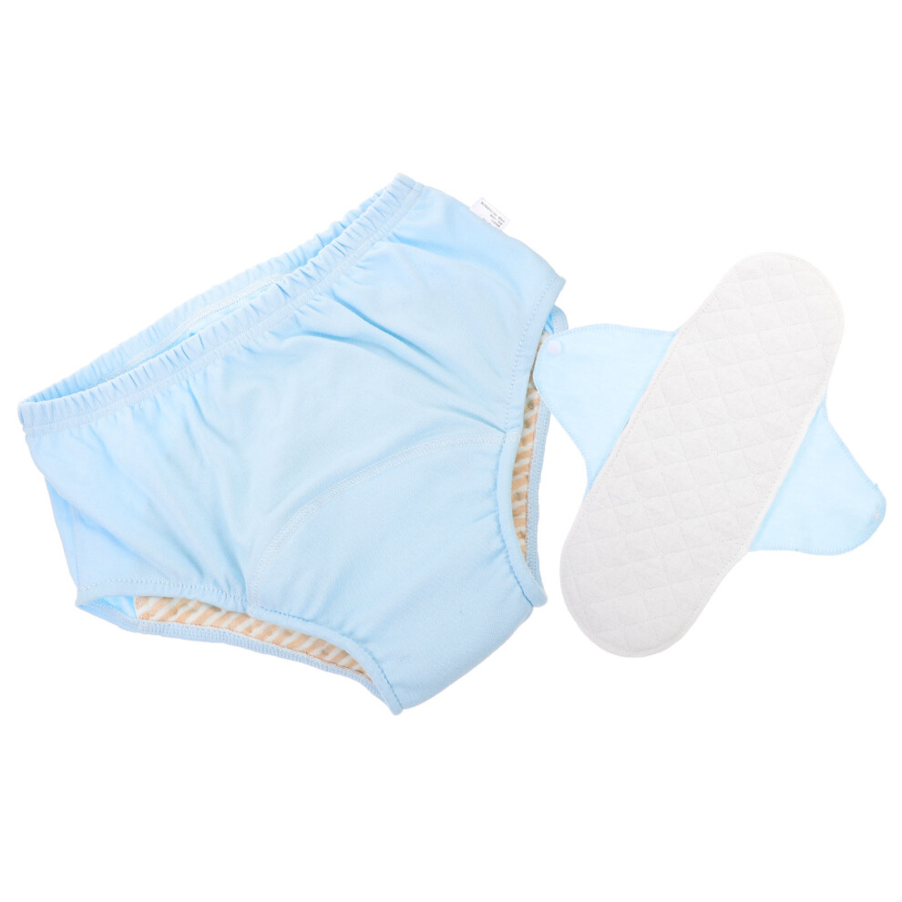 Vaguelly Reusable Underwear Cotton Elder 38.50X28.50x1.00cm Blue