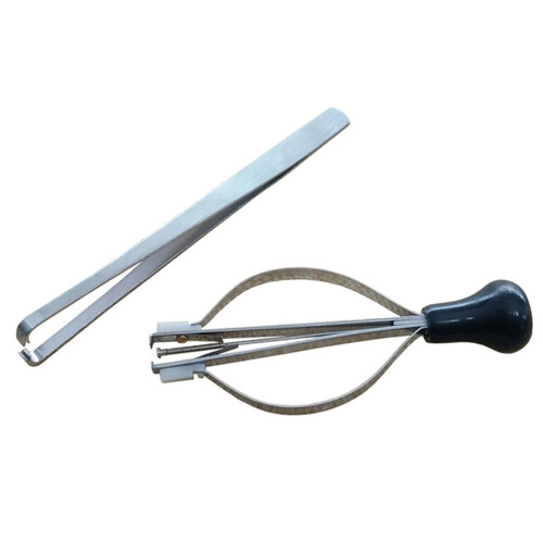 Needle Tool Holder Stretch Pin Clamps Pickup Watch Set Picker Puller 1
