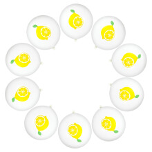 Unbranded  Lemon Birthday Decorations Yellow Balloons Banquet Child
