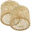 2 Pcs Decor Table Lamps Bamboo Lampshade Lightweight Ceiling 10
