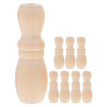 8Pcs Wooden Blind Cord Pulls Durable Khaki Vase-Shaped Handles