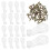 30Pièces Clips Robustess En Pour Fixation De Verre D'armoire 11