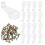 30Pièces Clips Robustess En Pour Fixation De Verre D'armoire 1