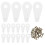 30Pièces Clips Robustess En Pour Fixation De Verre D'armoire 9