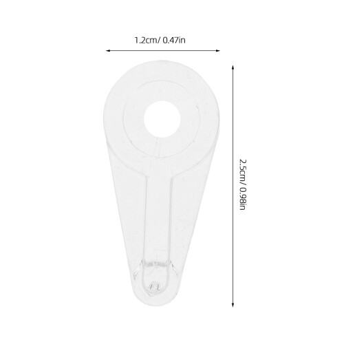 30Pièces Clips Robustess En Pour Fixation De Verre D'armoire 1