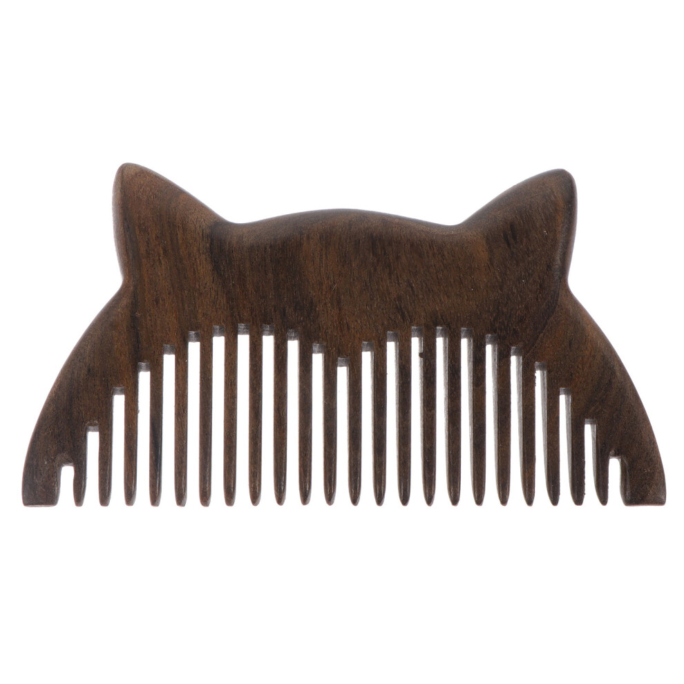 Totority Unisex Brown Wood Hairstyling Comb Light 1Pack 3.73X2.04x0.39inch