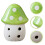 Ocarina Ceramic 1set 3x2.4x1.2in 4