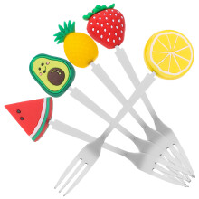 5pcs Pvc Fruit Pick For Fruit Decoration Picks Use